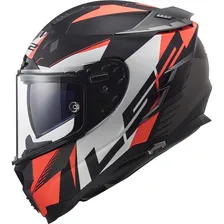 Capacete Ls2 Ff327 Challenger Squadron Fosco Laranja Fluo Tamanho Do Capacete 62 Cor Laranja Foto mini 2