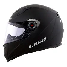 Capacete Ls2 Ff358 Classic Monocolor Preto Fosco Tamanho do capacete 56 Foto mini 3
