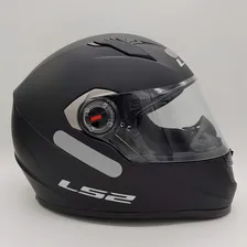Capacete Ls2 Ff358 Classic Monocolor Preto Fosco Tamanho do capacete 56 Foto mini 4