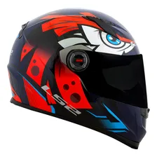 Capacete Ls2 Ff358 Tribal Capacete Moto Tamanho Do Capacete 62 Cor Laranja Foto mini 4