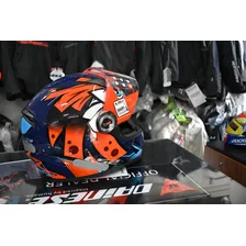 Capacete Ls2 Ff358 Tribal Laranja Azul Talle 58 Foto mini 2