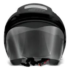 Capacete Masculino Ebf Aberto Thunder Open Solid Preto Fosco Cor Preto-fosco Tamanho do capacete 58 Foto mini 2