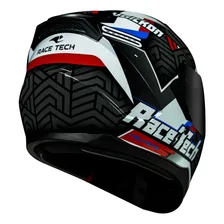 Capacete Masculino Feminino Race Tech Sector Voltkon Branco Tamanho do capacete 56 Foto mini 3