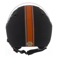 Capacete Masculino Laranja Pro Tork Skull Riders Cor Preto-fosco/Laranja Tamanho do capacete L Foto mini 4