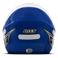 Capacete Moto Aberto Mixs Way Masculino Feminino Tamanho Do Capacete 60 Cor Azul Foto mini 3