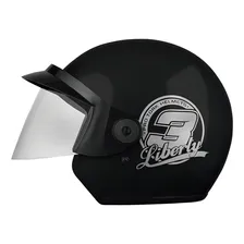 Capacete Moto Aberto Pro Tork Liberty 3 Cor Preto Tamanho Do Capacete 58 Foto  mini 1