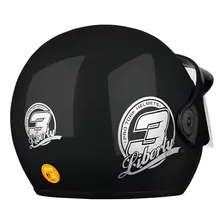 Capacete Moto Aberto Pro Tork Liberty 3 Cor Preto Tamanho Do Capacete 58 Foto mini 4