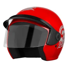 Capacete Moto Aberto Pro Tork Liberty 3 Tamanho Do Capacete 58 Cor Vermelho Foto mini  2