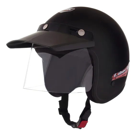 Capacete Moto Aberto Pro Tork Liberty Compact Com Viseira Foto 1