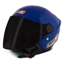 Capacete Moto Aberto Pro Tork New Liberty Three Viseira Fume Tamanho Do Capacete 56 Cor Azul Foto mini 2