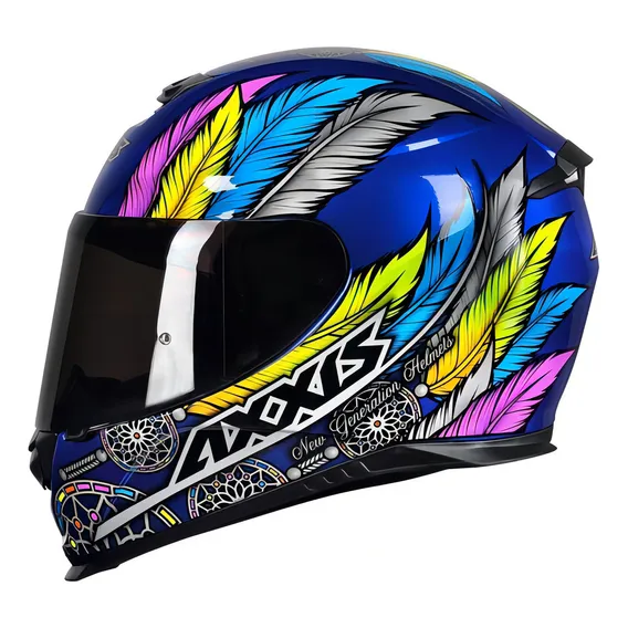 Capacete Moto Axxis By Mt Eagle Dreams Brilhante Foto 1