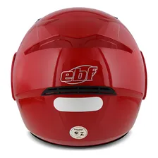 Capacete Moto Ebf Articulado Masculino Rocop Vermelho Foto mini  3