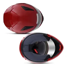Capacete Moto Ebf Articulado Masculino Rocop Vermelho Foto mini 4