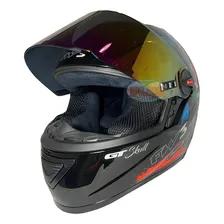 Capacete Moto Fw3 Caveira Viseira Cristal Fumê E Camaleão 56 Foto mini 4