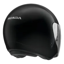 Capacete Moto Honda Aberto Hjs - Diversas Cores Cor Preto Tamanho do capacete 60 Foto mini 2
