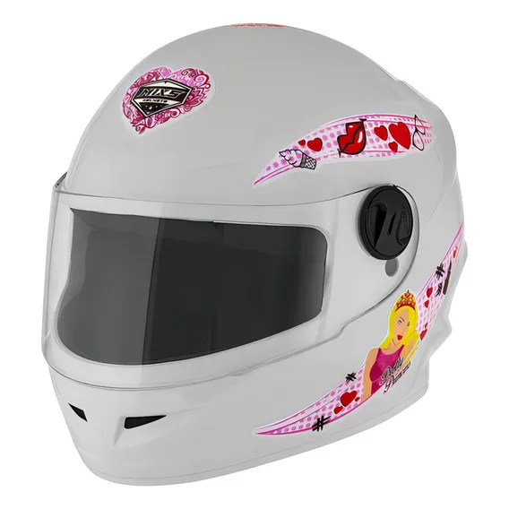 Capacete Moto Kids Infantil Mixs Start Selfie Foto 1