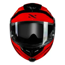 Capacete Moto Norisk Route Ff345 Charge Vermelho @# Cor Preto Tamanho do capacete 58 (M) Foto mini 3