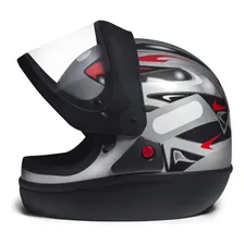 Capacete Moto San Marino Prata 56 Foto mini  2