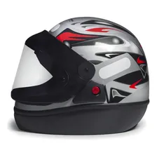 Capacete Moto San Marino Prata 56 Foto  mini 1