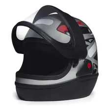 Capacete Moto San Marino Prata 56 Foto mini  3