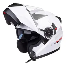 Capacete Moto Texx Gladiator V Capacete Escamoteável Gladiador Articulado Cor Branco Brilhante Tamanho 58 Outlet Foto mini 2