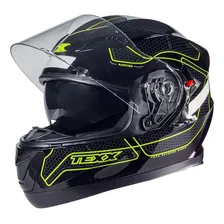 Capacete Motociclista Texx G2 Panther Verde Tamanho do capacete 61 Foto mini 2