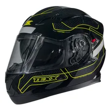 Capacete Motociclista Texx G2 Panther Verde Tamanho do capacete 61 Foto mini 3