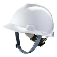 Capacete Msa V-gard Branco Engenheiro Push Key Jugular Foto mini  2