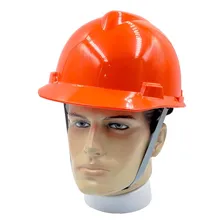 Capacete Msa V-gard, Suspensão Push-key Com Jugular Ca 498 Cor Laranja Foto mini 1