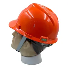 Capacete Msa V-gard, Suspensão Push-key Com Jugular Ca 498 Cor Laranja Foto mini 3