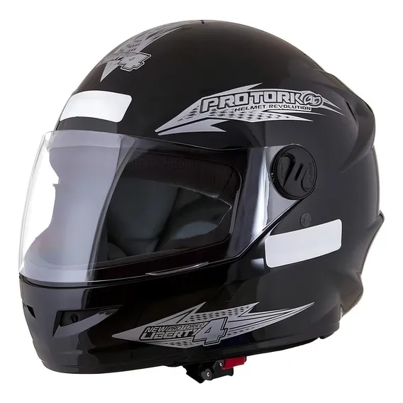 Capacete New Liberty Four 56 Preto Pro Tork Desenho Solid Foto 1