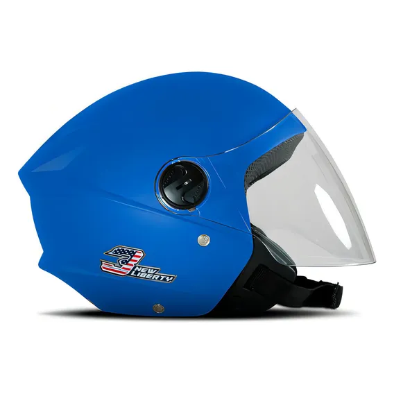 Capacete New Liberty Three Elite Azul Celeste 58 Foto 1