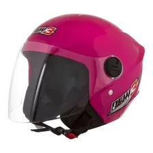 Capacete New Liberty Three Elite Pro Tork, Rosa, Tamanho 58 Foto mini 1