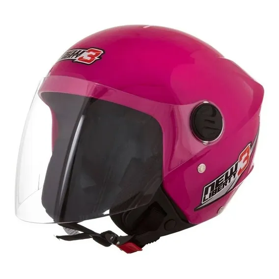 Capacete New Liberty Three Elite Pro Tork, Rosa, Tamanho 58 Foto 1