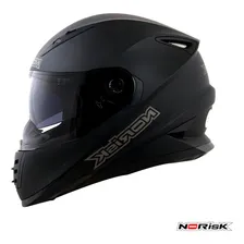 Capacete Norisk Ff302 preto fosco con viseira interna tamanho do capacete 62 Foto  mini 1