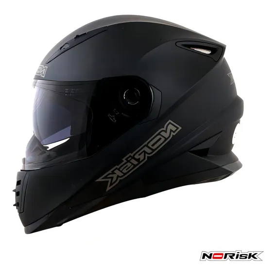 Capacete Norisk Ff302 preto fosco con viseira interna tamanho do capacete 62 Foto 1