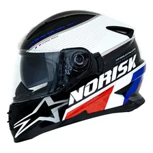 Capacete norisk soul ff302 grand prix com viseira solar Foto mini 1