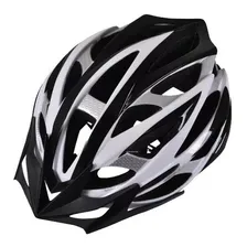 Capacete P/ Bike Poker In Mold Preto E Branco + Tamanho M Foto mini 1