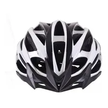 Capacete P/ Bike Poker In Mold Preto E Branco + Tamanho M Foto mini 2