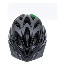Capacete Para Ciclismo Tsw Raptor Com Led Traseiro E Viseira Bicicleta Mtb Bike Speed Tamanho G 57/61 Cm Cor Verde 11833 Tamanho Foto mini 4