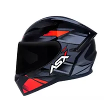 Capacete para moto integral ASX City Capacete Integral Esportivo vermelho brilhante tamanho P Foto  mini 1