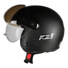 Capacete Peels F-21 Classic Cor Preto-fosco Tamanho do capacete 56 Foto mini 3