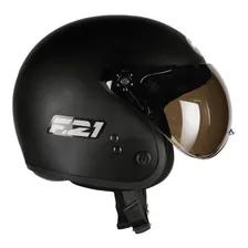 Capacete Peels F-21 Classic Cor Preto-fosco Tamanho do capacete 56 Foto mini 1