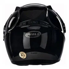 Capacete Peels Mirage New Classic Preto Brilhante 58 Foto mini 4