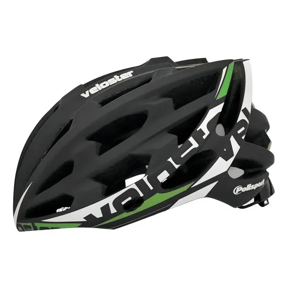Capacete Polisport Ciclismo Veloster Preto Tamanho L Foto 1