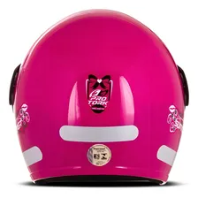 Capacete Pro Tork Aberto Compact Summer For Girls Tamanho Do Capacete 58 Cor Rosa Foto mini 4