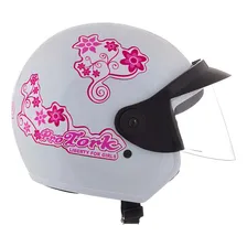 Capacete Pro Tork Feminino Liberty 3 For Girls Cor Branco Tamanho do capacete 56 Foto mini 2