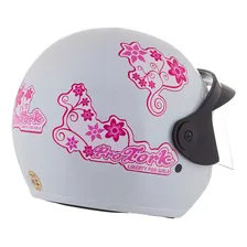 Capacete Pro Tork Feminino Liberty 3 For Girls Cor Branco Tamanho do capacete 56 Foto mini 3