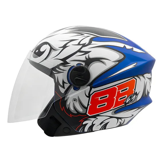 Capacete Pro Tork New Liberty Three Gp 88 Aberto Masculino Foto 1