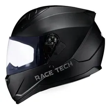 Capacete Race Tech Cor Preto Fosco Tamanho do capacete 58 Foto  mini 1